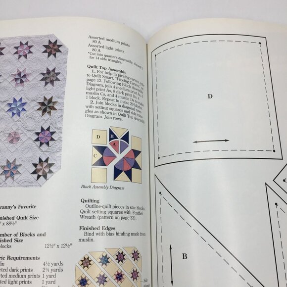Great American Quilts 1995 Edited Carol L Newbill Patterns Instructions Hardback - Picture 9 of 12